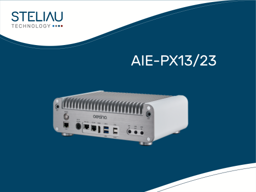 Image of AIE-PX13/23 over blue backgraund