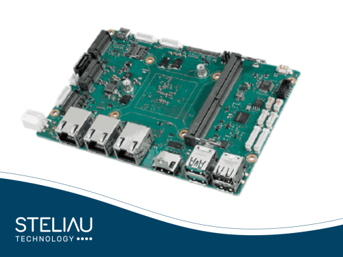Placa Twin Lake con DDR5-4800 hasta 16GB, 4 LAN, 4 USB, 4 UART, 2 CAN-FD, GPIO 16bit, I2C/SMBus, 2 M.2 y soporte EdgeBMC para control remoto OOB.