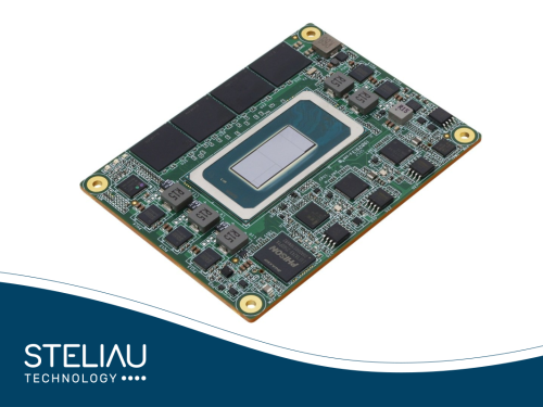 AAEON COM-HPC Mini with Intel® Core™ Ultra, up to 64GB LPDDR5x, 256GB NVMe, dual 2.5GbE LAN, advanced PCIe and USB connectivity in compact form.