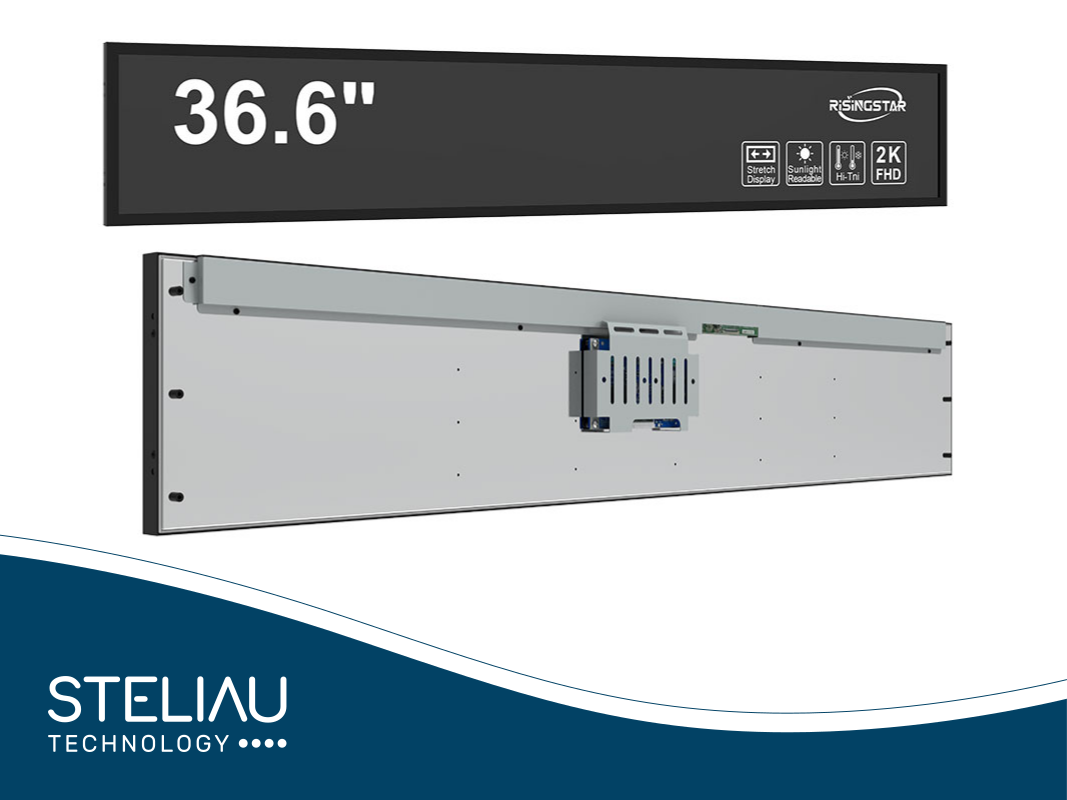 Product image 36.6 inch stretch LCD modules and strip LCD modules