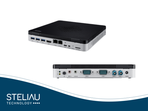 DS-015 Ultra-slim Nvidia-powered device with 6/8-core Arm CPU, AI up to 157 TOPS, 4K HDMI, GMSL camera support, and multiple USB connectivity options.